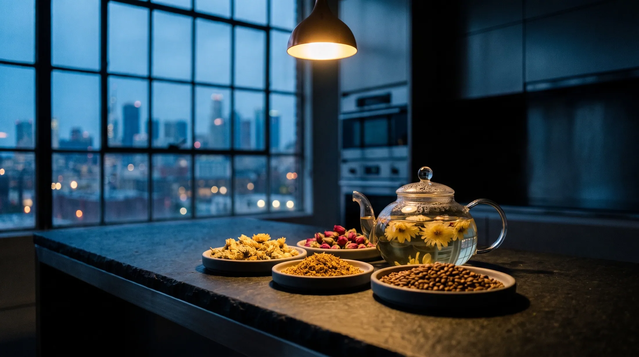 Chinese herbal and flower teas